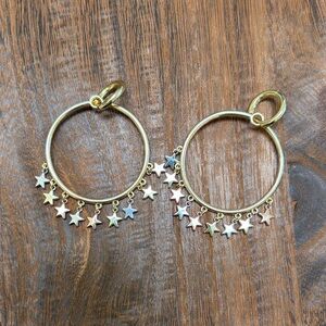 Kendra Scott Gold Star Hoop Earrings